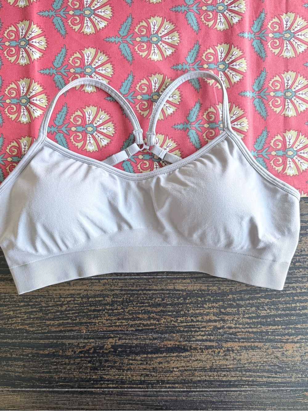 Athleta Seamless Light Gray Women's Bralette - Comfort Stretch